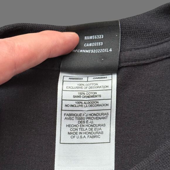 Nike Air Jordan 7's VTG Black SS Graphic Tee Size 3XL GUC RARE - Picture 5 of 6